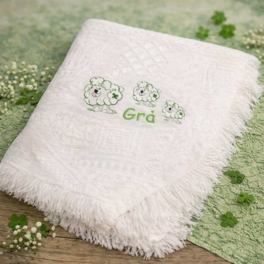 Embroidered Gra' Blanket