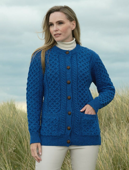 MERINO WOOL TRADITIONAL LUMBER CARDIGAN