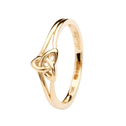10K Yellow Gold Trinity Ring