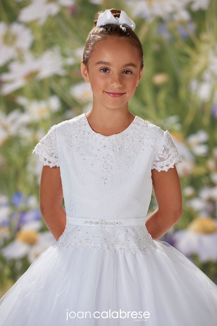 Lace Tulle and Satin A-line Communion Dress Faith and Begorra Lace Tulle and Satin A-line Communion Dress Faith and Begorra