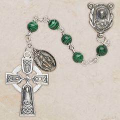 Faux-Malachite-Rosary
