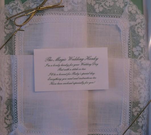 wedding hankie