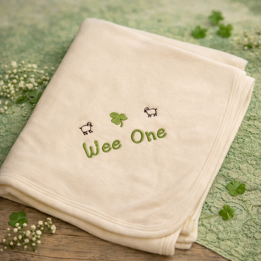 Embroidered Double Thick Receiving Blanket