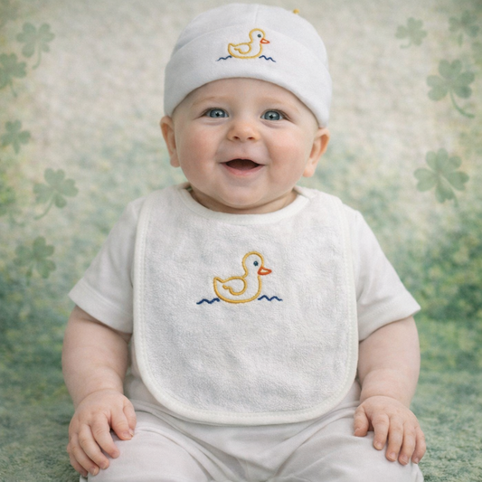 Embroidered Duckie Gift Set