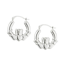 Load image into Gallery viewer, CLADDAGH CREOLE SMALL EARRINGS