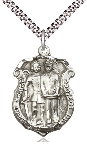 Saint Michael Police Shield Medal