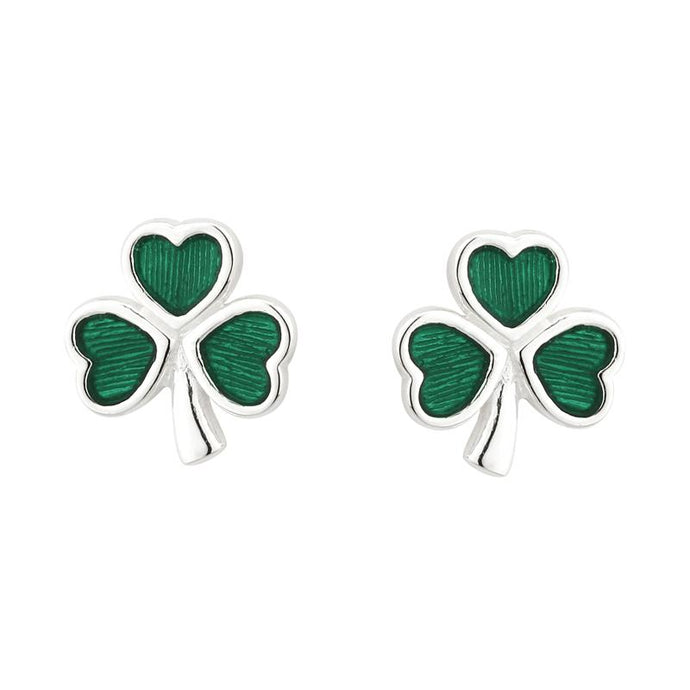 Solvar shamrock green earrings