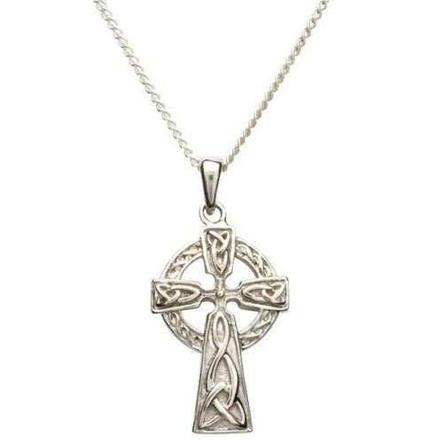 Sterling Silver Double Sided Celtic Cross