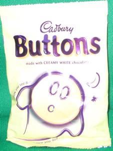 white buttons candy