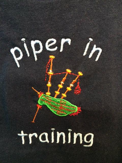 Piper in Training Navy Tee Shirt