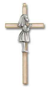  Pearl Communion Girl Cross