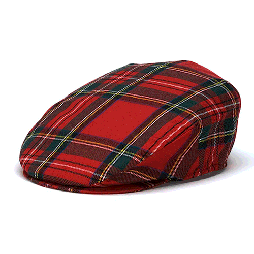 Red Stewart Plaid Hanna Hat