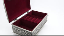 Load image into Gallery viewer, Large Mullingar Pewter Jewelry Box