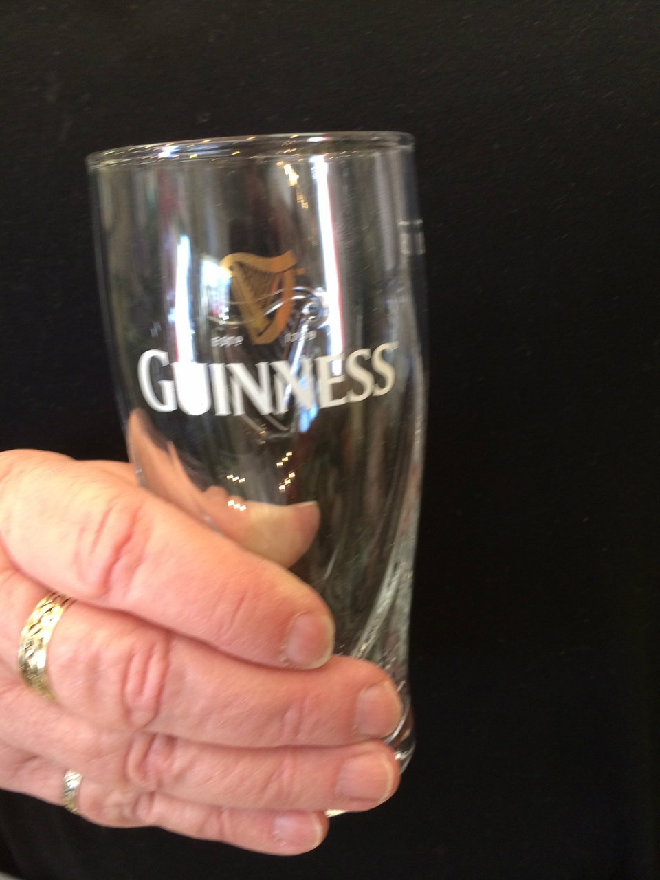 Half pint Guinness Gravity Glass